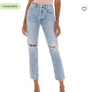 AGOLDE | Jamie High Rise Classic in Spectator